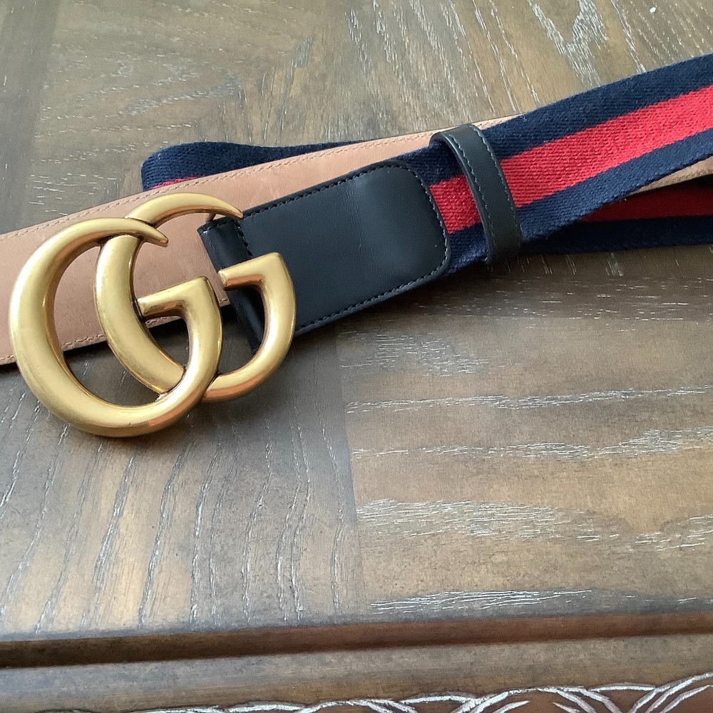 Gucci GG Web Belt